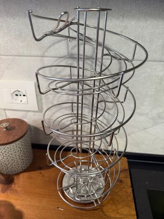 Porta capsule caffè a spirale