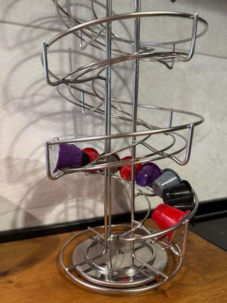 Porta capsule caffè a spirale