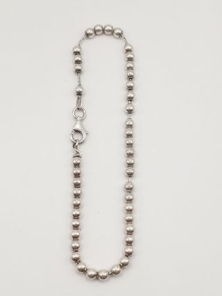 Braccialetto donna Argento 925 Palline sfere 21 cm