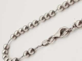 Braccialetto donna Argento 925 Palline sfere 21 cm