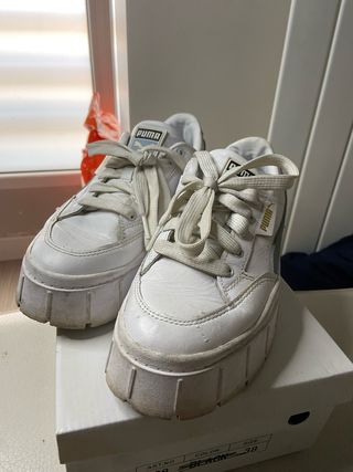 Zapatillas Puma Mayze Talla 38 Blancas
