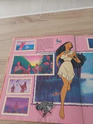 Álbum de cromos Pocahontas Panini COMPLETO