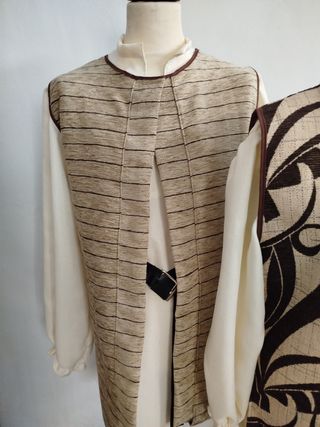 Chaleco medieval rayas