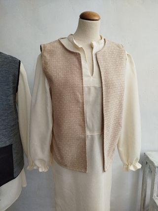 Chaleco medieval rayas