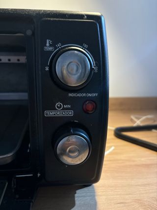 Horno Mini Eléctrico Negro