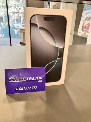 IPHONE 16 PRO 128GB NEGRO PRECINTADO