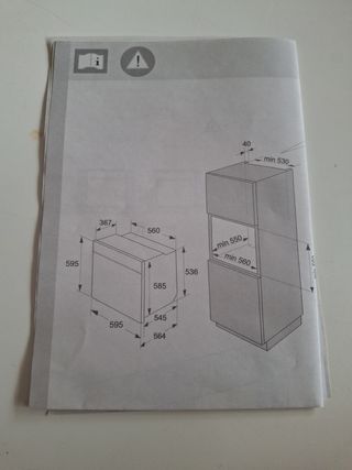 Horno HISENSE BI62216AX Encastrable. 