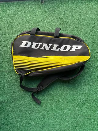Paletero Dunlop Club Series Negro y Amarillo