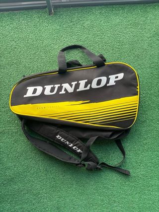 Paletero Dunlop Club Series Negro y Amarillo