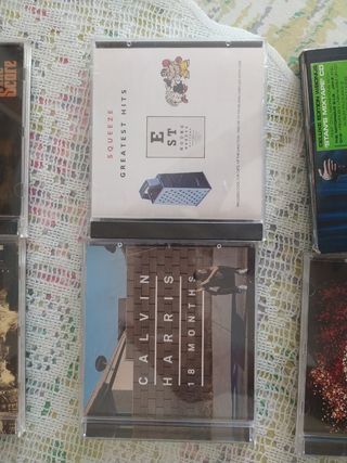 CDs:Babyface, Fugees, Squeeze, Calvin Harr, Eminem