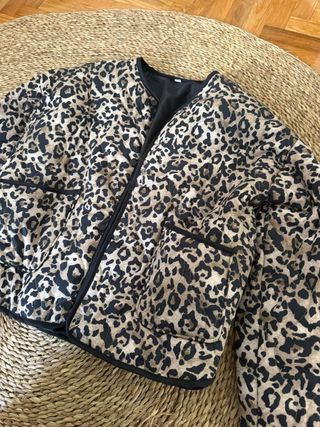 Chaqueta Bomber Leopardo