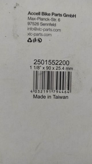 Potencia XLC ST-T14 A-Head Ajustable.