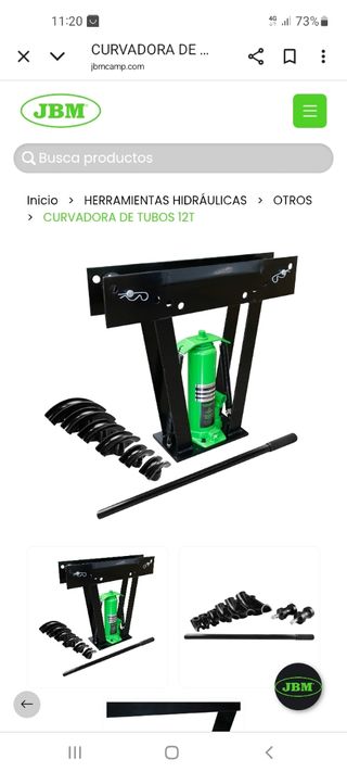 Curvadora de Tubos JBM 12T