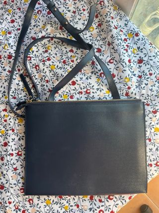 Bolso Tous Azul Marino piel Cartera con Tachuelas