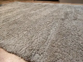 Alfombra pelo largo beige