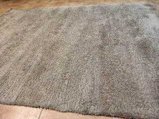 Alfombra pelo largo beige