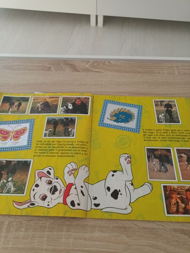Álbum cromos 101 Dálmatas Panini COMPLETO