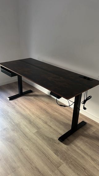 Escritorio Elevable VASAGLE Madera y Metal