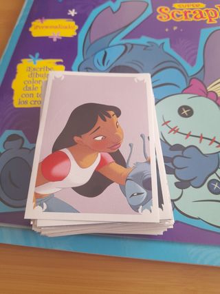 Cromos Stitch Scrapbook Disney
