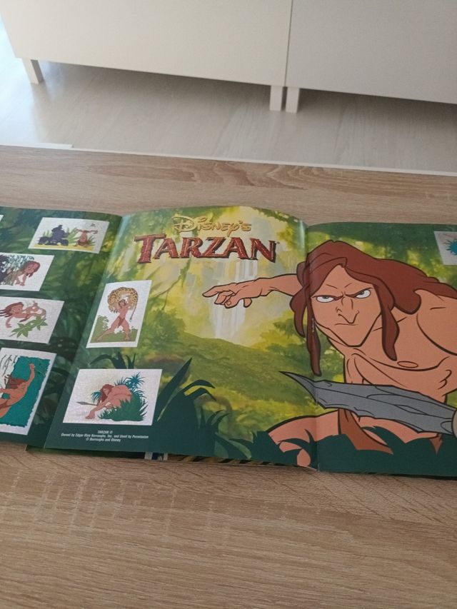 Álbum de cromos Disney Tarzán Panini COMPLETO