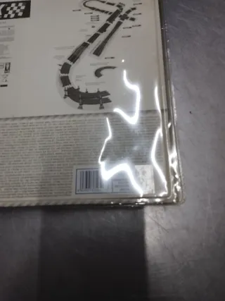 Scalextric Recta cierre Pista Negra Antigua