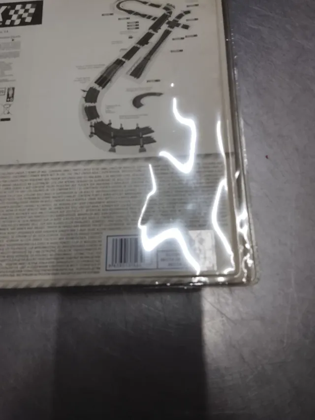 Scalextric Recta cierre Pista Negra Antigua