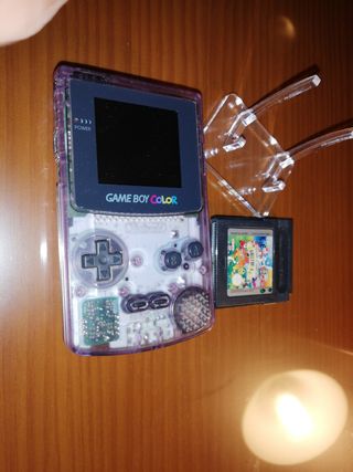Nintendo Game Boy Color Morado + Juego