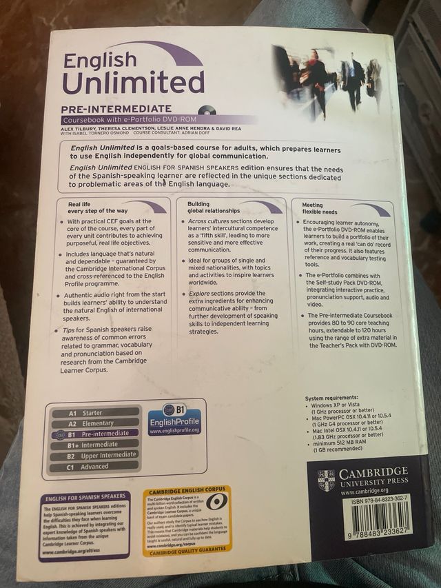 English Unlimited for Spanish Speakers Pre-inte...