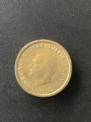 Moneda Sueca 2002 Carl XVI Gustaf