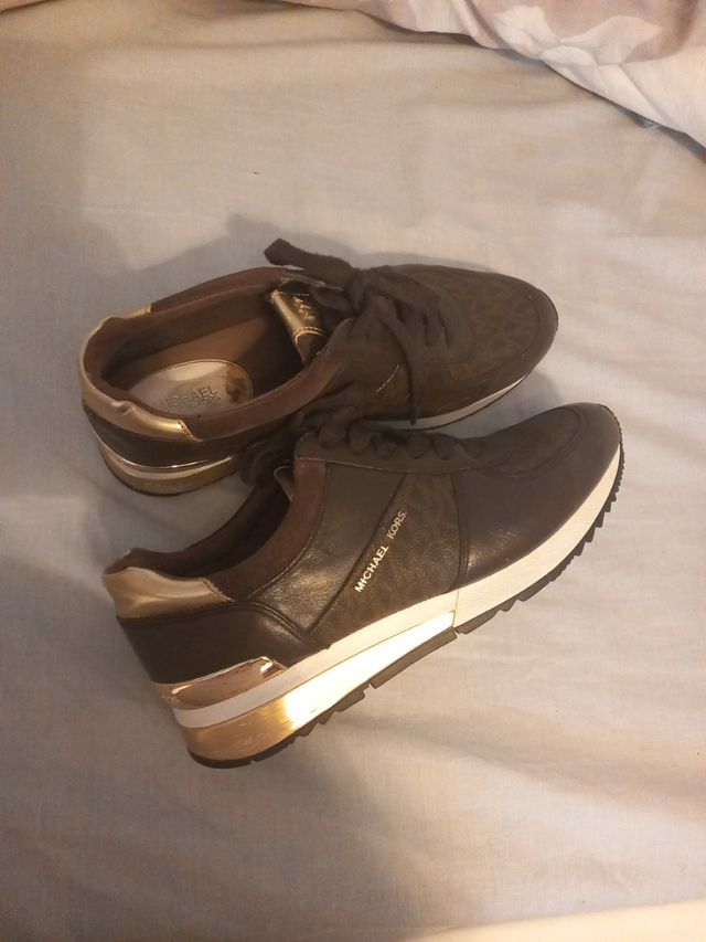 Zapatillas Michael Kors Mujer Marrones