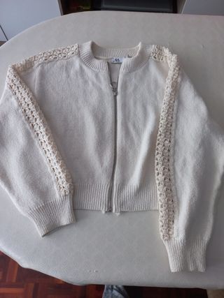 Chaqueta Zara Beige Talla S