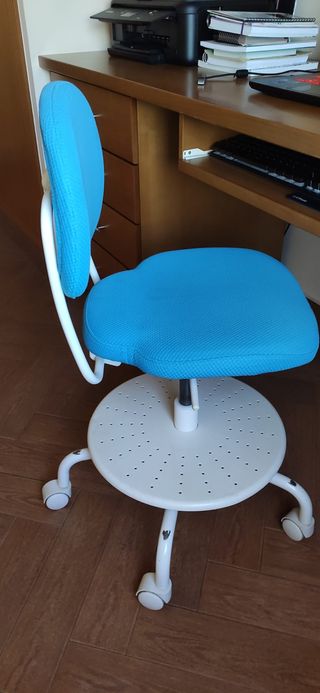 Silla de escritorio azul