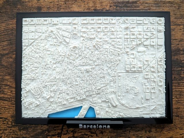 Miniatura 3D Barcelona España