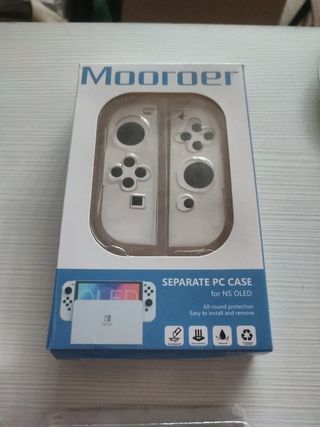 Protectores Moorerr para NS OLED Blanco