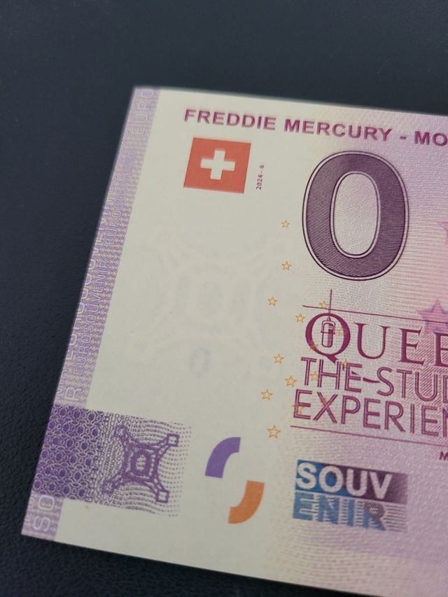 Billete Conmemorativo Freddie Mercury Montreux