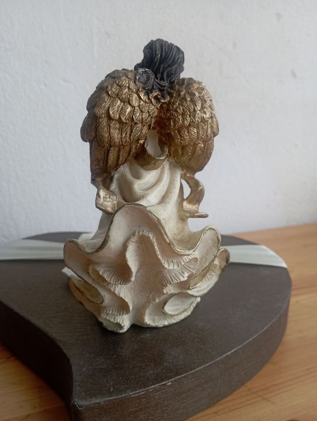 Angioletto "I Cherubini" ceramica anni 80, 13 cm