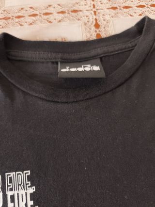 T-shirt Diadora bambino con stampa luna