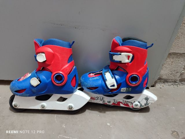 Patines infantiles ajustables.