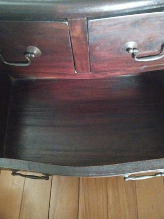 Consola Cajones Pórtico Madera