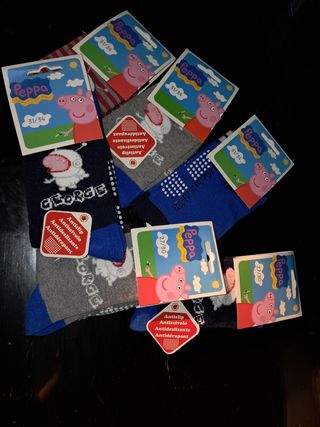 Calcetines Peppa Pig Niña Talla 27-30 y 31-34.