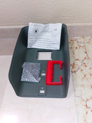 Maschera da Saldatore con Manico Rosso