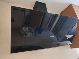 Campana extractora 90cm de espejo, moderna