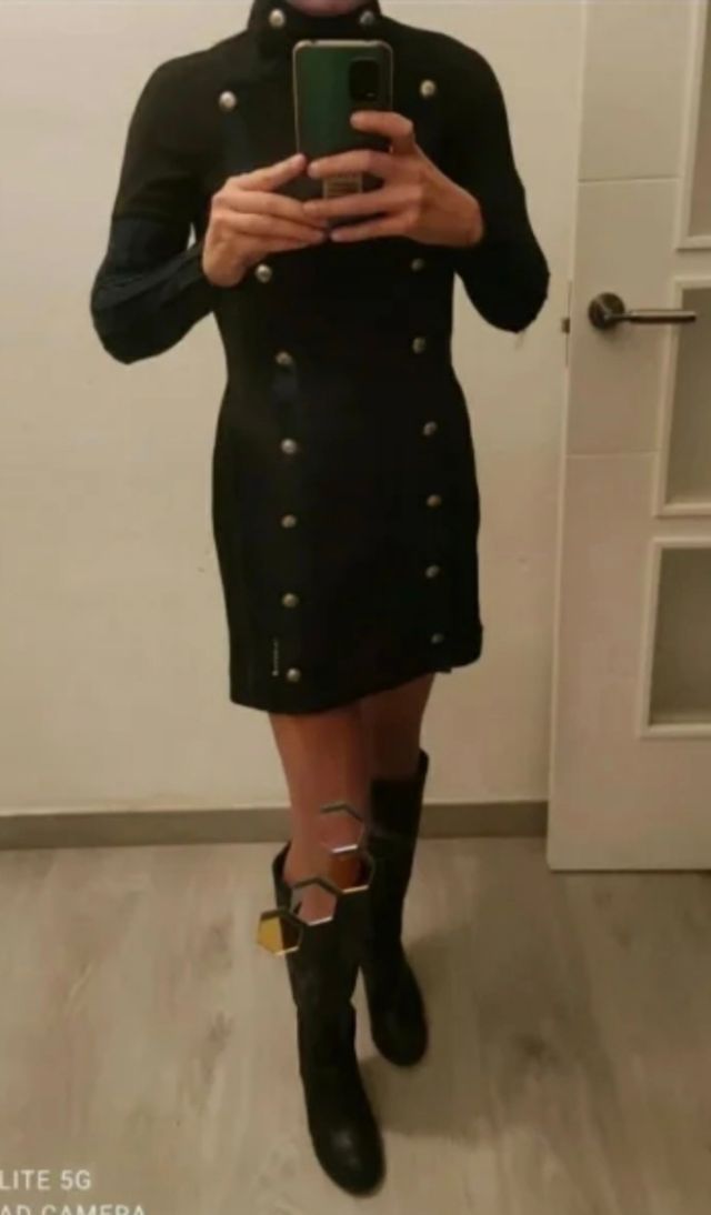 Vestido Holy Preppy Negro Talla XS