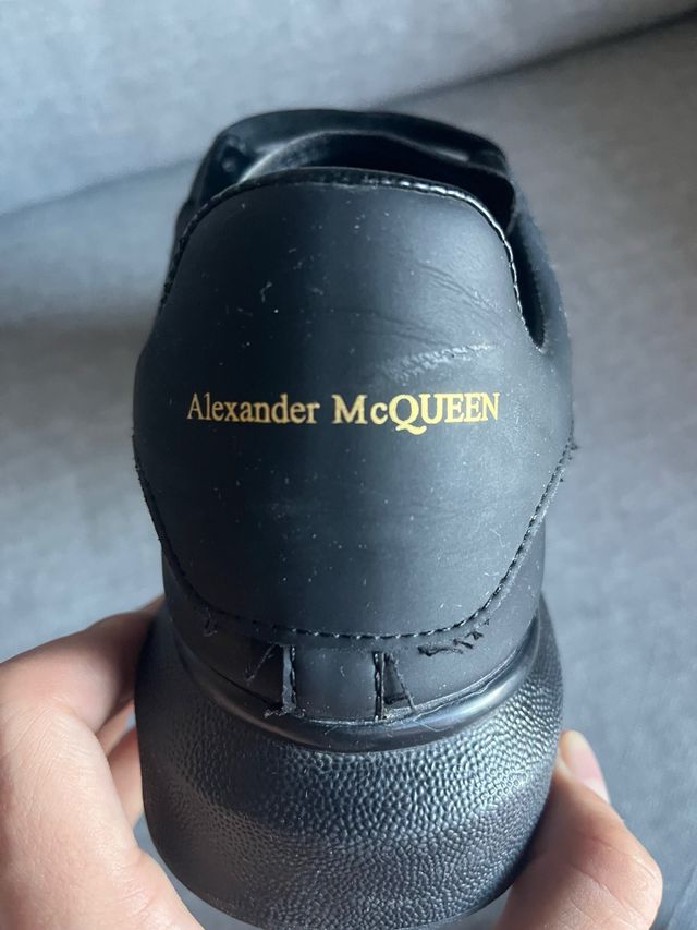 Scarpe Alexander McQueen nere taglia 43
