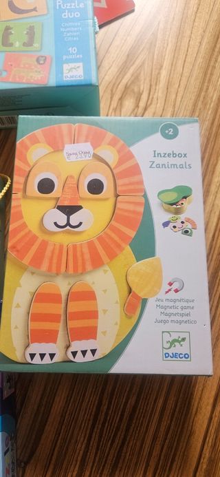 Lote 6 Puzzles Djeco Trio Animals