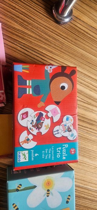 Lote 6 Puzzles Djeco Trio Animals
