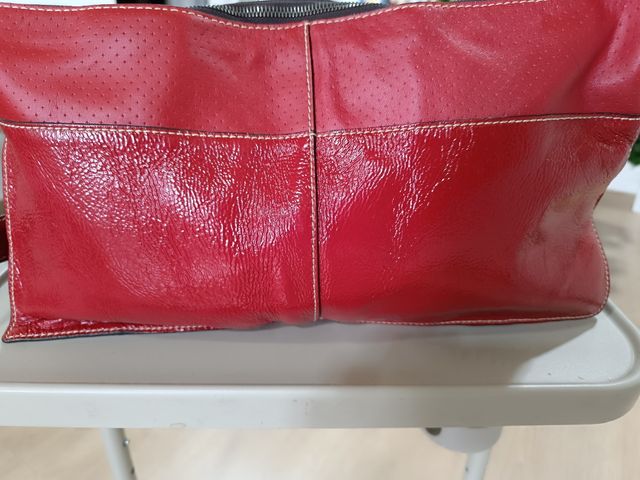 Bolso Tous Rojo Piel Charol