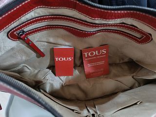 Bolso Tous Rojo Piel Charol