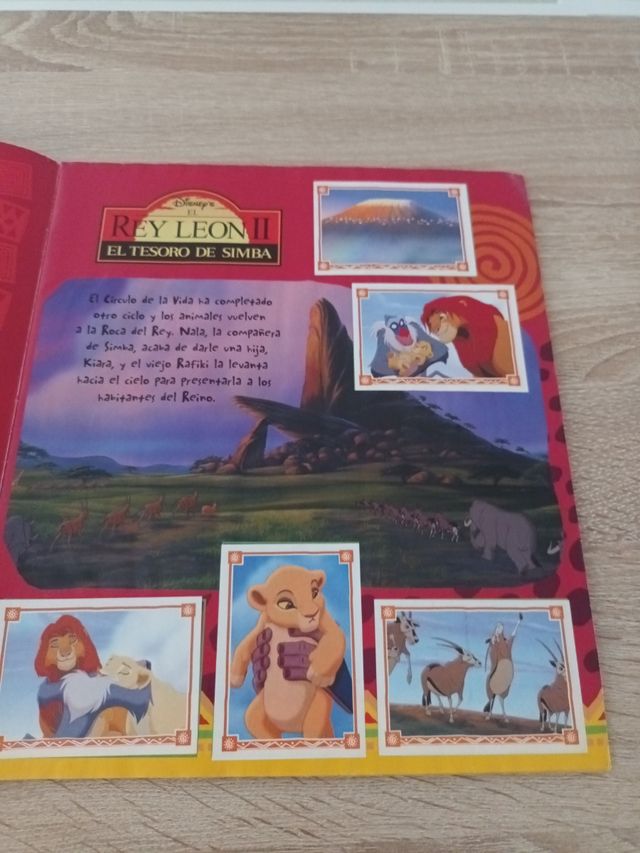 Album cromos el rey leon 2 COMPLETO
