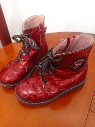 Botas niña Pablosky Talla 29 Rojas